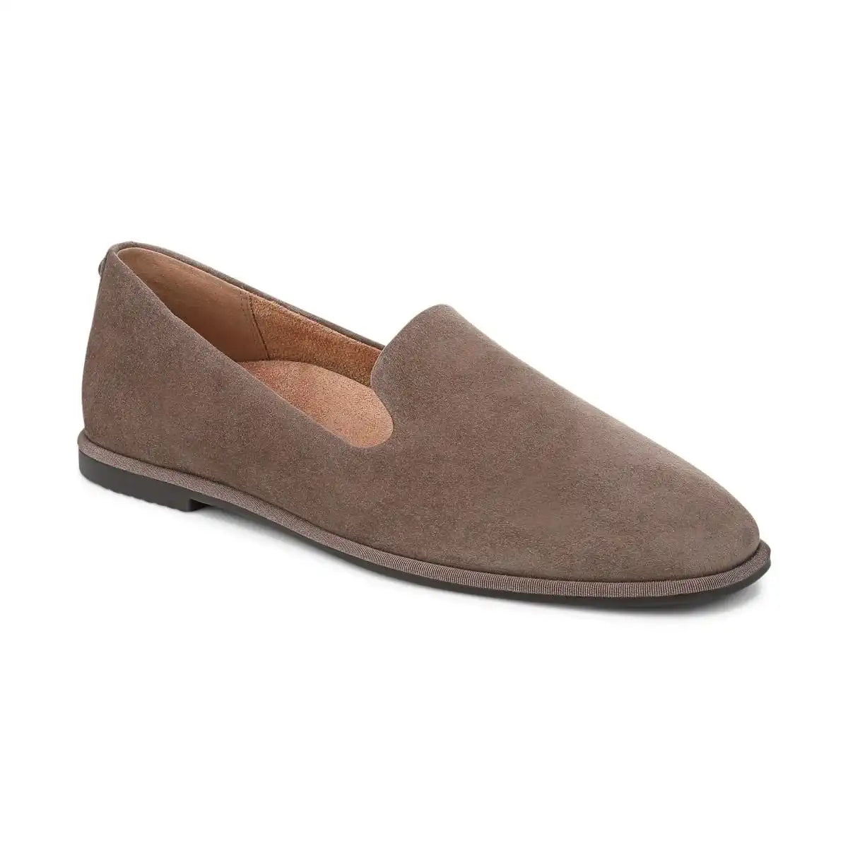 Willa 2.0 Slip on Flat Cameo Rose Leather